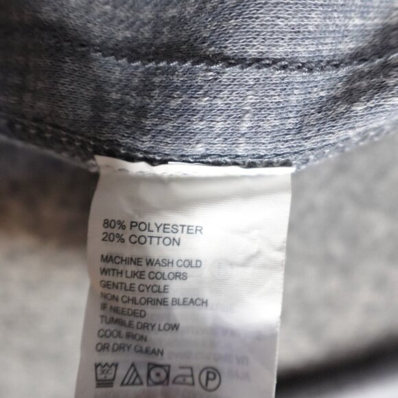 Tommy Bahama Pullover Shirt L Gray Long Sleeve 1/4 Zip Poly Cotton Reversible - Picture 6 of 12